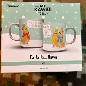 My Kawaii holiday/winter ❄️ llama mug with box. Brand new, never been used.